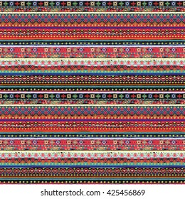 Ethnic boho seamless pattern. Tribal art print. Background texture, wallpaper