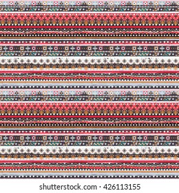 Ethnic boho seamless pattern. Tribal art print. Background texture, wallpaper