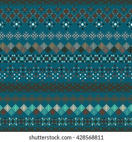 Ethnic boho seamless pattern. Tribal art vintage print. Background texture, wallpaper