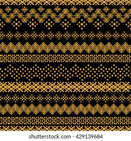 Ethnic boho seamless pattern. Tribal art vintage print. Background texture, wallpaper