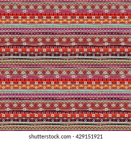 Ethnic boho seamless pattern. Tribal art print. Background texture, wallpaper