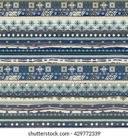 Ethnic boho seamless pattern. Tribal art print. Background texture, wallpaper