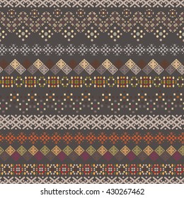 Ethnic boho seamless pattern. Tribal art vintage print. Background texture, wallpaper