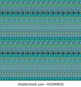 Ethnic boho seamless pattern. Tribal art vintage print, carpet, rug, embroidery. Background texture, dots, wallpaper