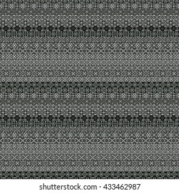 Ethnic boho seamless pattern. Tribal art vintage print, carpet, rug, embroidery. Background texture, dots, wallpaper