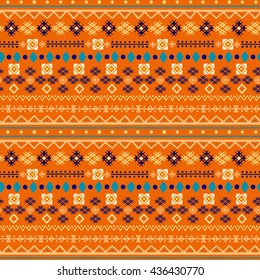 Ethnic boho seamless pattern. Tribal art vintage print. Background texture, wallpaper