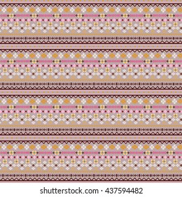 Ethnic boho seamless pattern. Tribal art vintage print. Background texture, wallpaper