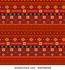 Ethnic boho seamless pattern. Tribal art vintage print. Background texture, wallpaper
