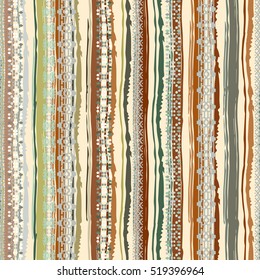 Ethnic boho seamless pattern. Tribal art, colorful ethno print. Background texture, wrapping, wallpaper