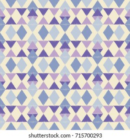 Ethnic boho seamless pattern. Tribal pattern. Scribble texture. Retro motif. Textile rapport.