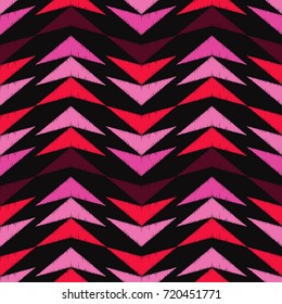 Ethnic boho seamless pattern. Tribal textile pattern. Retro motif.  