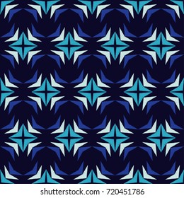 Ethnic boho seamless pattern. Tribal textile pattern. Retro motif.  