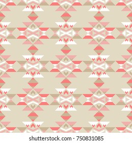 Ethnic boho seamless pattern. Tribal pattern. Retro motif. Textile rapport.