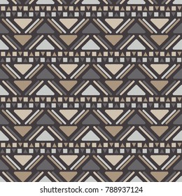 Ethnic boho seamless pattern. Tribal pattern. Folk motif. Textile rapport.