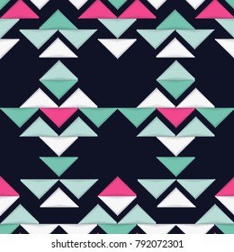 Ethnic boho seamless pattern. Tribal pattern. Folk motif. Textile rapport.