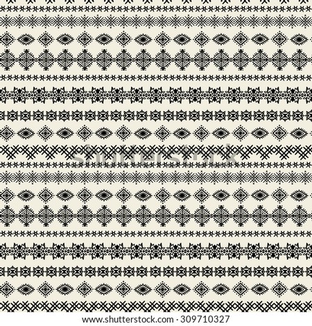 Ethnic boho seamless pattern. Tribal art print. Repeating background. Cloth design, wallpaper, wrapping