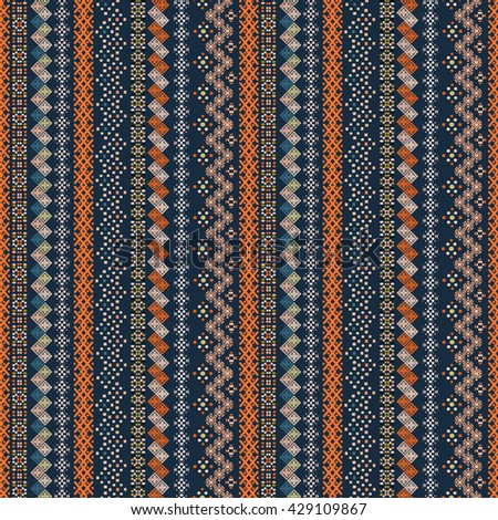 Ethnic boho seamless pattern. Tribal art vintage print. Background texture, wallpaper