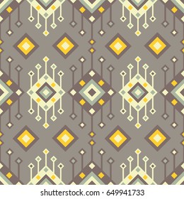 Ethnic boho seamless pattern. Vector illustration.
