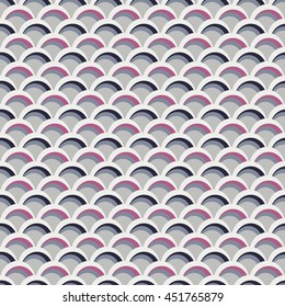 Ethnic boho seamless pattern with waves. Print. Repeating background. Cloth design, wallpaper.