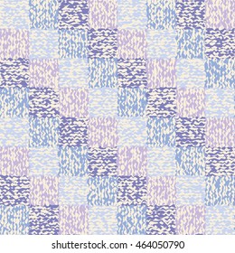 Ethnic boho seamless pattern with wicker mesh. Print. Repeating background. Cloth design, wallpaper.