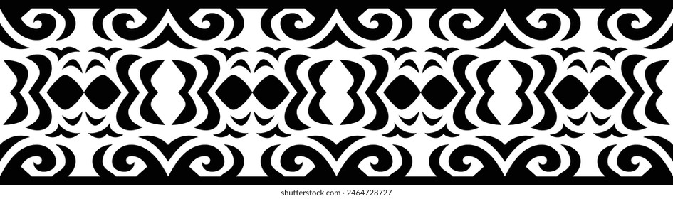 Ethnic border ornament pattern. Geometric oriental seamless pattern. Vintage element vector illustration. Baroque Floral Aztec tribal. Design for frame, textile, fabric, clothing, carpet, background.