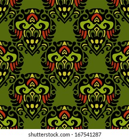 Ethnic Celtic seamless pattern vector