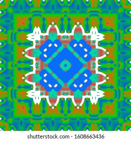 Ethnic ceramic tile in mexican talavera. Vector seamless pattern collage. Kitchen design. Red vintage ornament for surface texture, towels, pillows, wallpaper, print, web background.