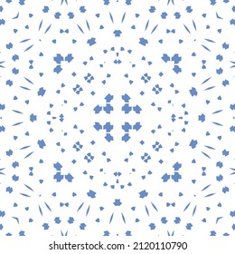Ethnic ceramic tile in mexican talavera. Vector seamless pattern texture. Modern design. Red vintage ornament for surface texture, towels, pillows, wallpaper, print, web background.