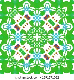 Ethnic ceramic tiles in mexican talavera. Colored design. Collection of vector seamless patterns. Red vintage ornaments for surface texture, towels, pillows, wallpaper, print, web background.