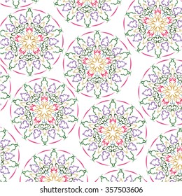 ethnic circle pattern