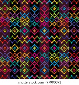 Ethnic colored carpet