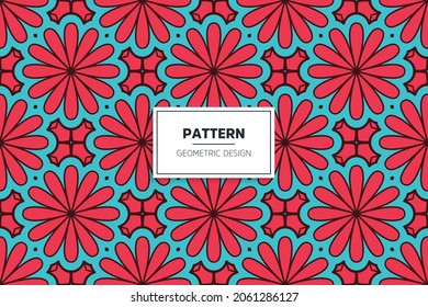 Ethnic colorful elements seamless pattern