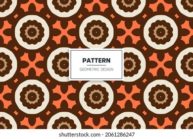 Ethnic colorful elements seamless pattern