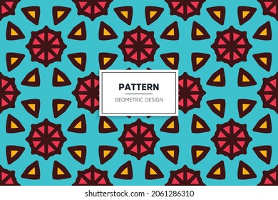 Ethnic colorful elements seamless pattern