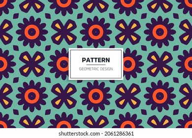 Ethnic colorful elements seamless pattern