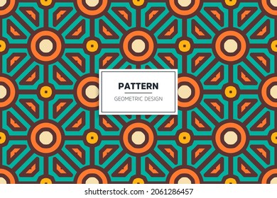 Ethnic colorful elements seamless pattern