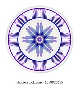 Ethnic, Colorful Henna Mandala Design. Ornament Round Concept. Vector Decorative Illustration Design.