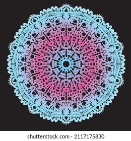 Ethnic colorful mandala. Pattern. Vector illustration