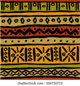 Ethnic colorful ornamental pattern