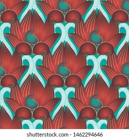 Ethnic colorful Paisley vector seamless pattern. Ornamental floral abstract background. Decorative repeat backdrop. Hand drawn paisley flowers, leaves, lines, shapes. Design for fabric, textile, print