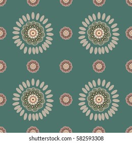 Ethnic Colorful pattern backgrounds.