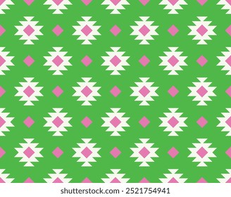 Design de padrão sem costura colorido étnico. Ilustração vetorial.