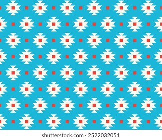 Design de padrão sem costura colorido étnico. Ilustração vetorial.