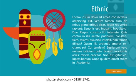 Ethnic Conceptual Banner