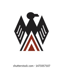 Ethnic Condor Symbol Logo Vector  svg