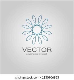 Ethnic decor element.Vector design
