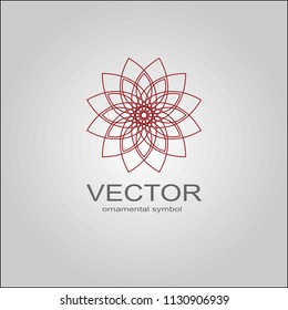 Ethnic decor element.Vector design