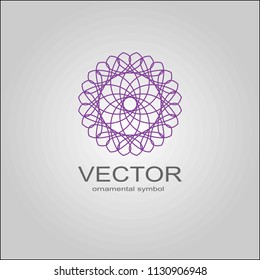 Ethnic decor element.Vector design