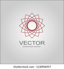 Ethnic decor element.Vector design