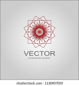 Ethnic decor element.Vector design